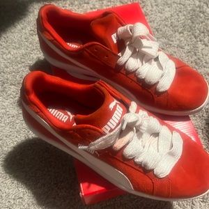 Puma shoes Red Suede